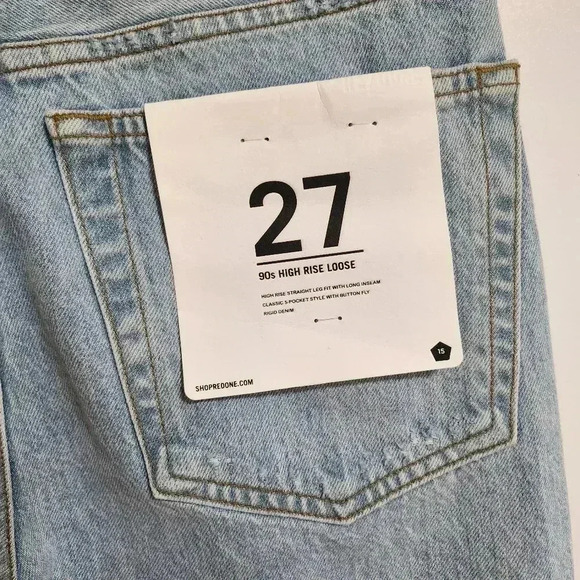 Re/Done-90's High Rise loose - Picture 9 of 12